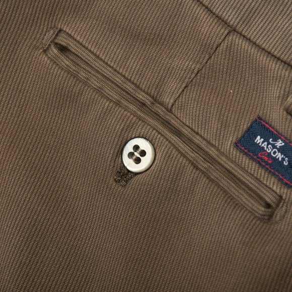 Mason’s Sage Green Stretch Twill New York Pants - Picture 3 of 7